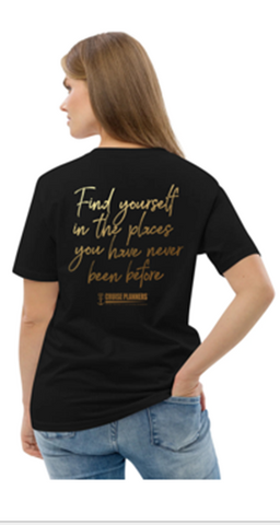 Unisex Black & Gold Lightweight Tee