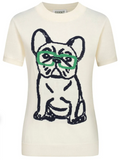 Ladies Maxx Cream Knit Shirt