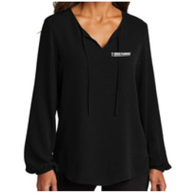Women's Textured Crepe Blouse