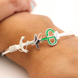 CP 8” Silver Rope Bracelet