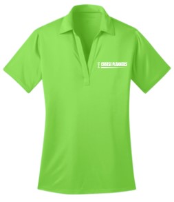 Ladies Green Silk  Polo SM Only