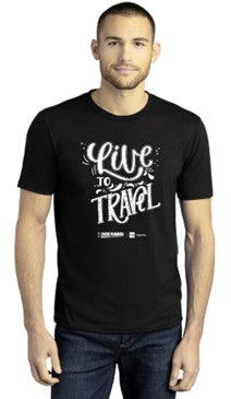 FINAL SALE Live to Travel  T Shirt( Unisex)